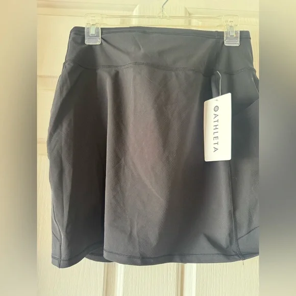 NWT ATHLETA Black “Action Skort in Dobby 16.5”” - Picture 5 of 8